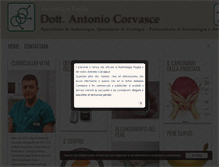 Tablet Screenshot of andrologiapuglia.it